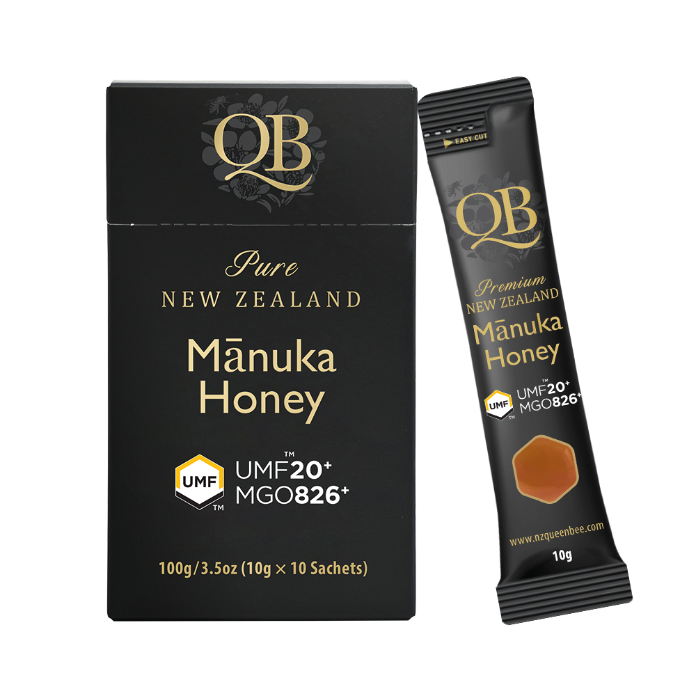 NZ QB Manuka Honey Sachet UMF 20+ MGO 826+ 100g