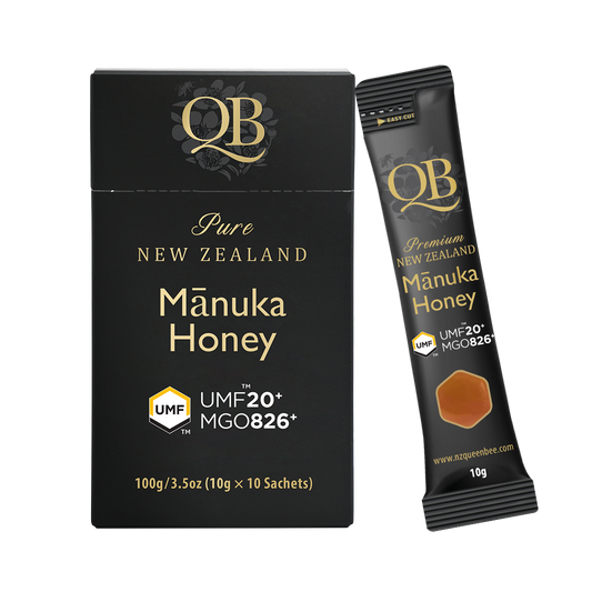 NZ QB Manuka Honey Sachet UMF 20+ MGO 826+ 100g